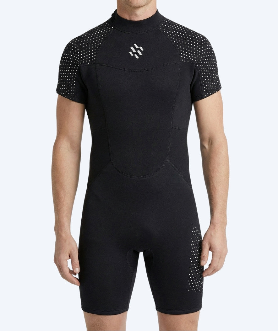 Watery wetsuit for men - Short Sleeve Duncan (3mm) - Black