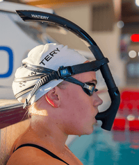 Watery center snorkel for swimming - Phoenix Elite - Black