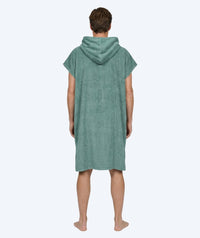 Watery bathing poncho for adults - Cotton - Forest Green