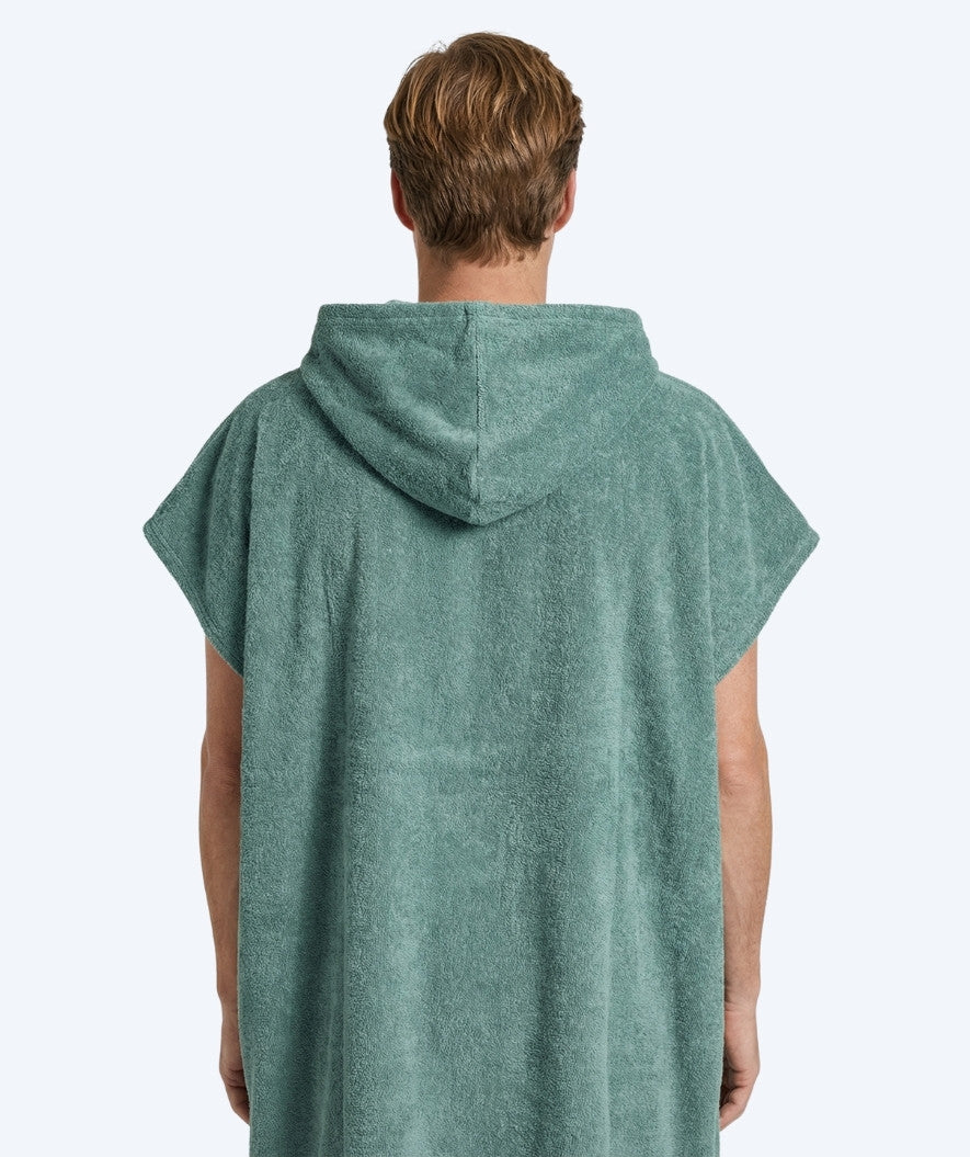 Watery bathing poncho for adults - Cotton - Forest Green