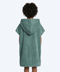 Watery bathing poncho for kids (1-6) - Cotton - Forest Green