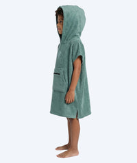 Watery bathing poncho for kids (1-6) - Cotton - Forest Green
