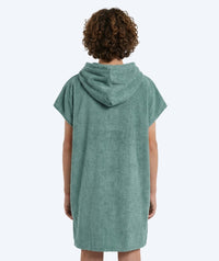 Watery bathing poncho for junior (6-15) - Cotton - Forest Green