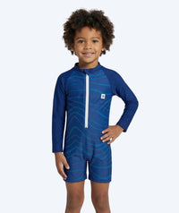 Watery UV-suit for children - Fjord Long Sleeve Rashguard - Dark blue