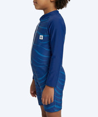 Watery UV-suit for children - Fjord Long Sleeve Rashguard - Dark blue