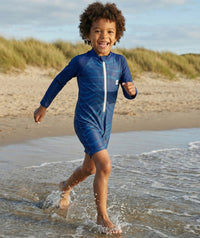 Watery UV-suit for children - Fjord Long Sleeve Rashguard - Dark blue