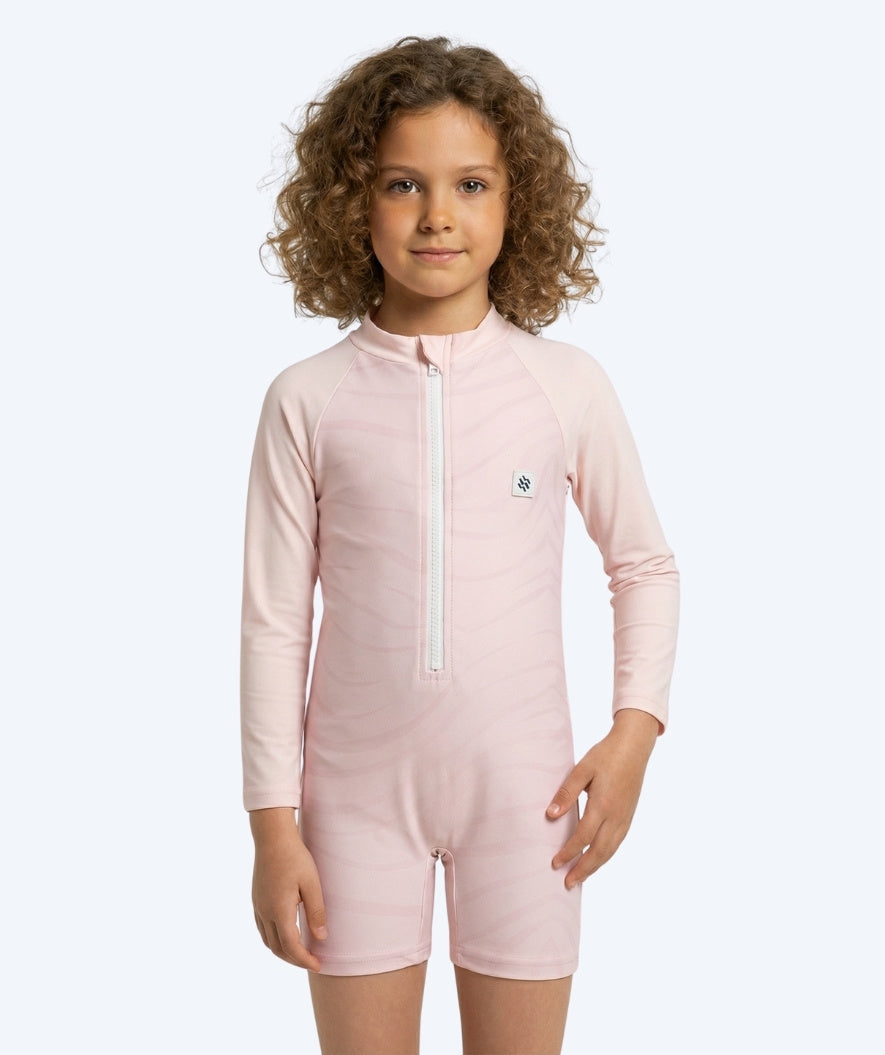 Watery UV-suit for children - Fjord Long Sleeve Rashguard - Pink