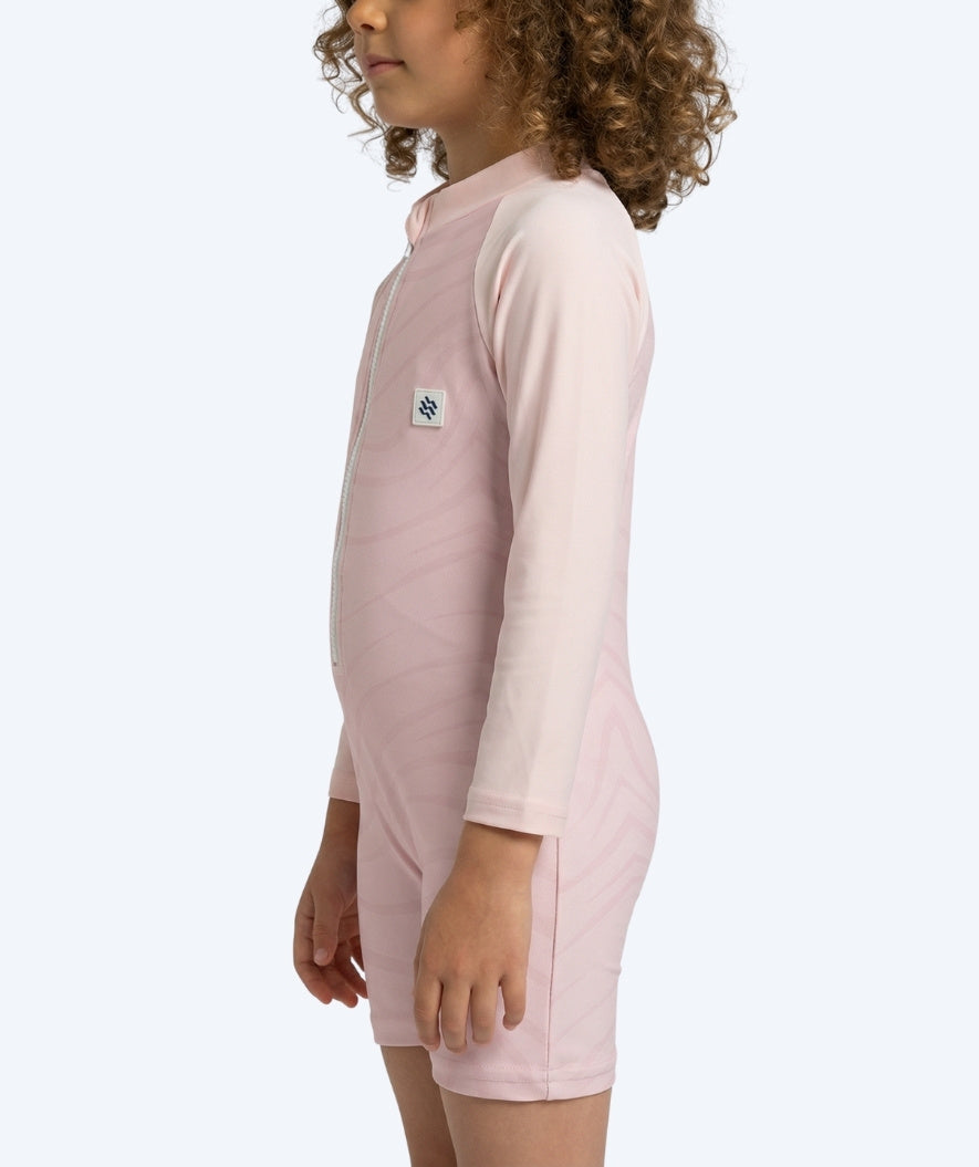 Watery UV-suit for children - Fjord Long Sleeve Rashguard - Pink