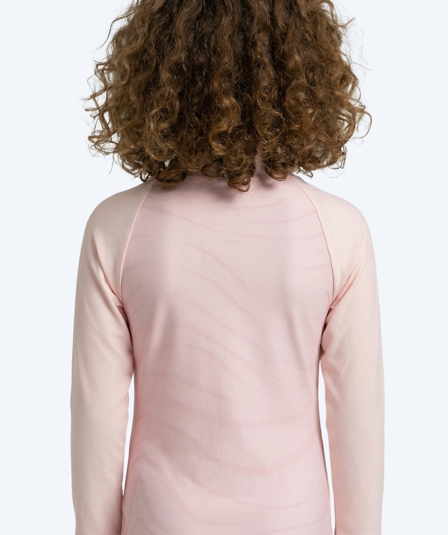 Watery UV-suit for children - Fjord Long Sleeve Rashguard - Pink