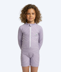 Watery UV-suit for children - Fjord Long Sleeve Rashguard - Purple