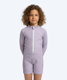 Watery UV-suit for children - Fjord Long Sleeve Rashguard - Purple
