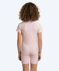 Watery UV-suit for children - Fjord Short Sleeve Rashguard - Pink