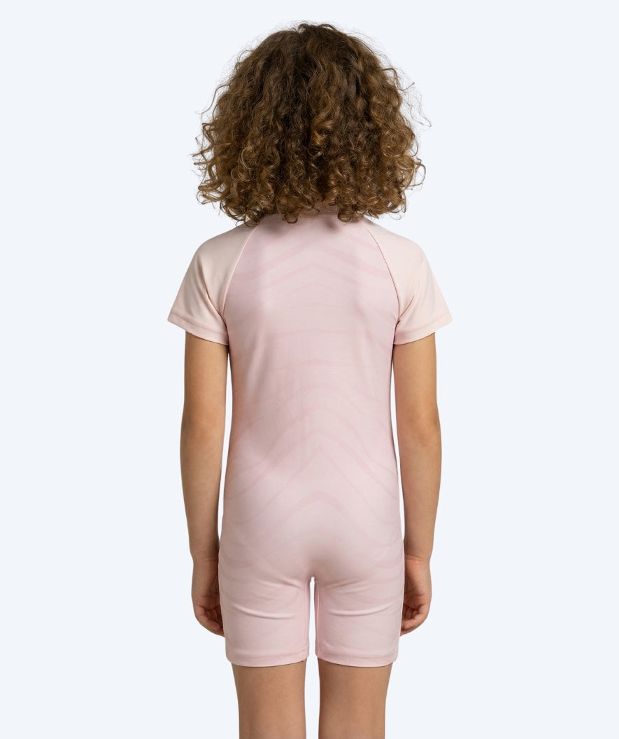 Watery UV-suit for children - Fjord Short Sleeve Rashguard - Pink