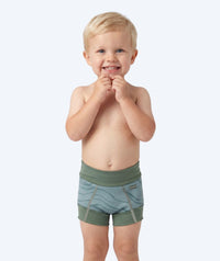 Watery swim nappies for kids - Neoprene Swim Nappy - Fjord Green