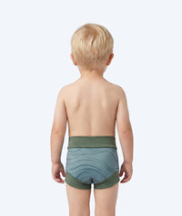 Watery swim nappies for kids - Neoprene Swim Nappy - Fjord Green
