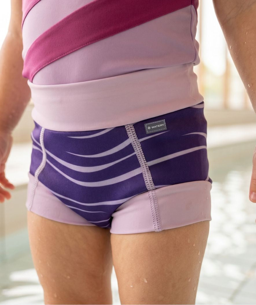 Watery swim nappies for kids - Neoprene Swim Nappy - Fjord Purple