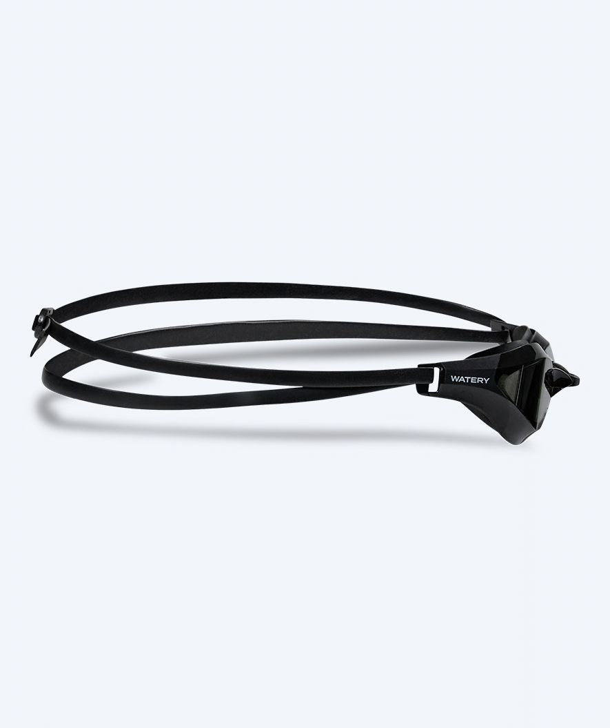 Watery Elite swimming goggles - Rattle Pro - Black/smoke