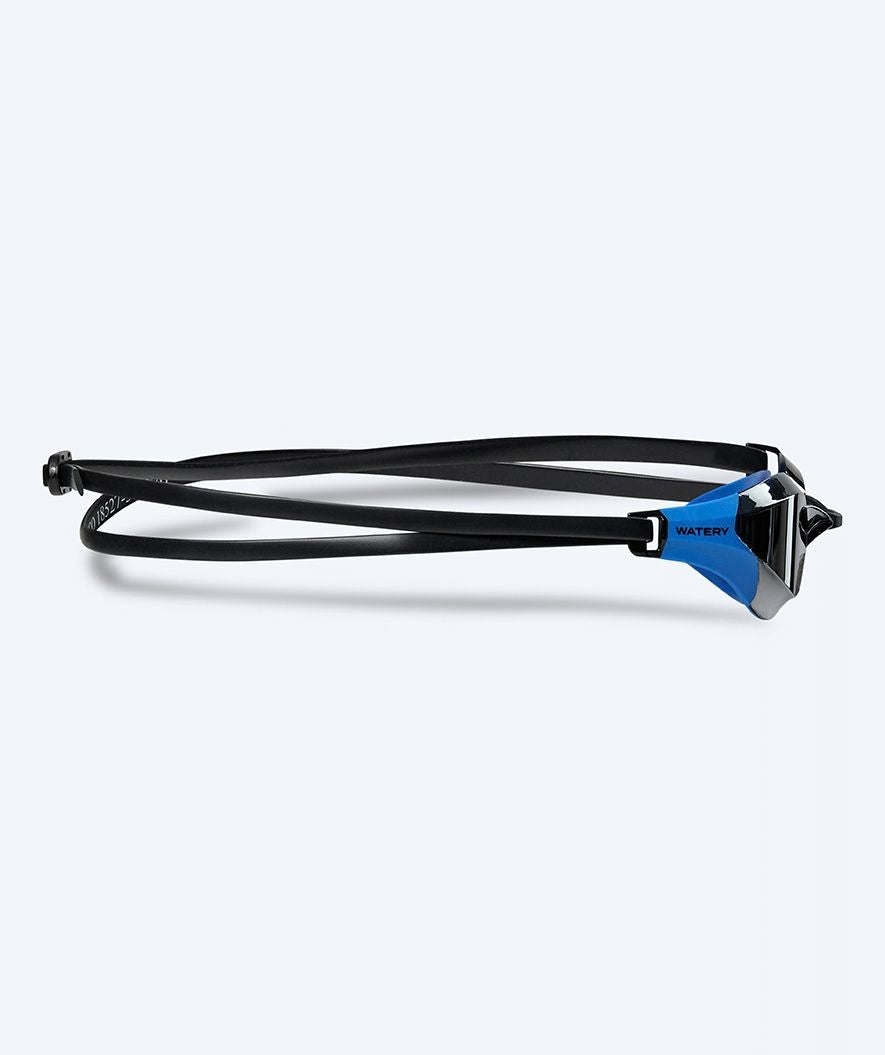 Watery Elite swimming goggles - Rattle Pro Mirror - Blue/black