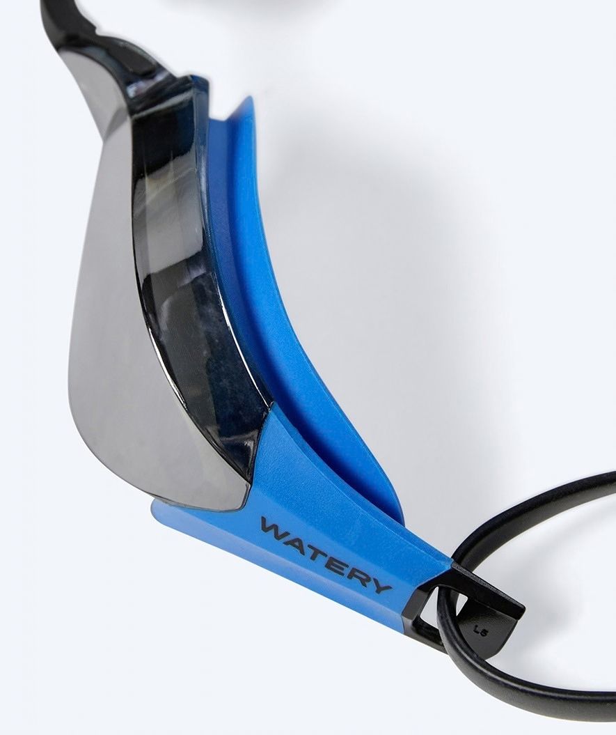 Watery Elite swimming goggles - Rattle Pro Mirror - Blue/black