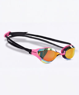 Watery Elite swimming goggles - Rattle Pro Mirror - Pink/red