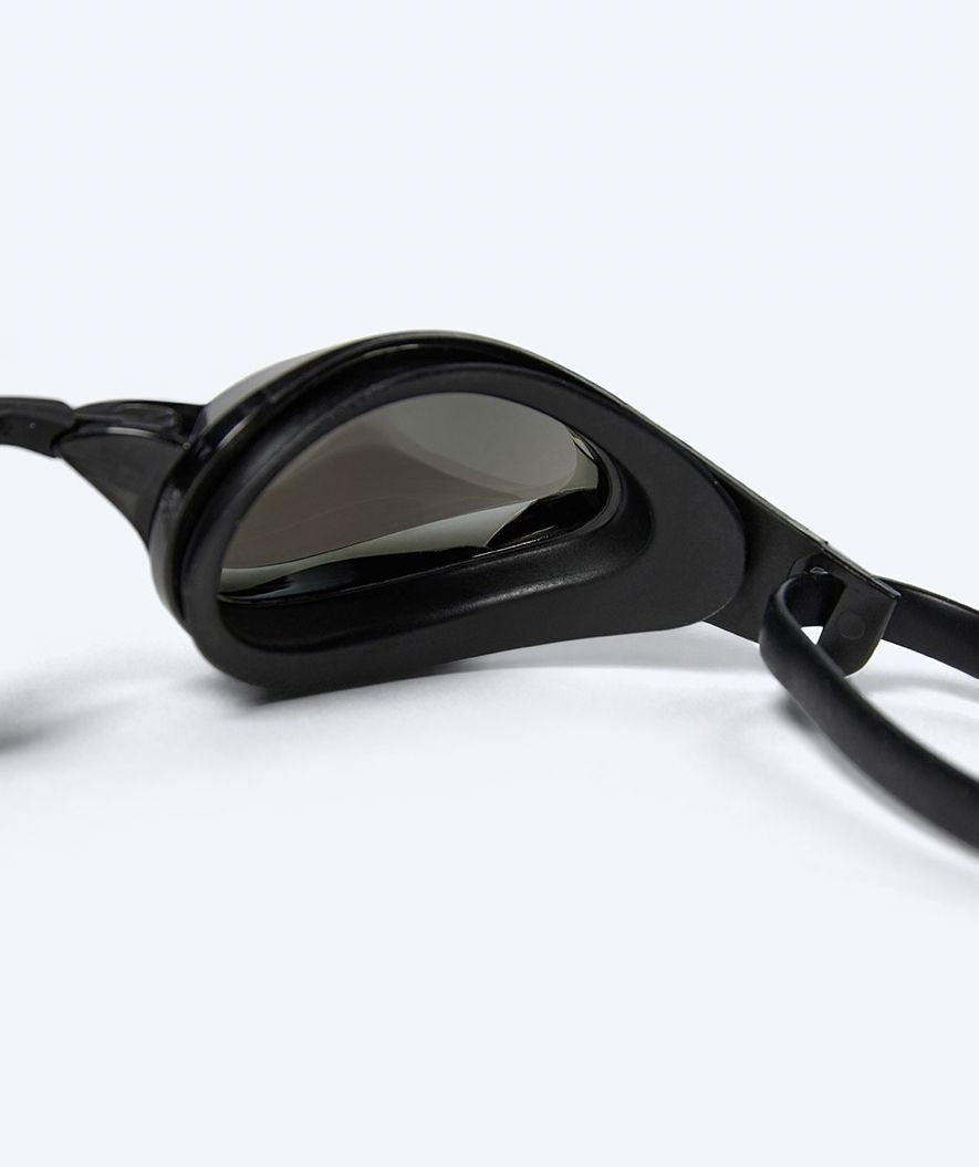 Watery Elite swimming goggles - Rattle Pro Mirror - Black/silver