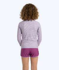 Watery UV-shirt for kids - Fjord Long Sleeve Rashguard - Purple