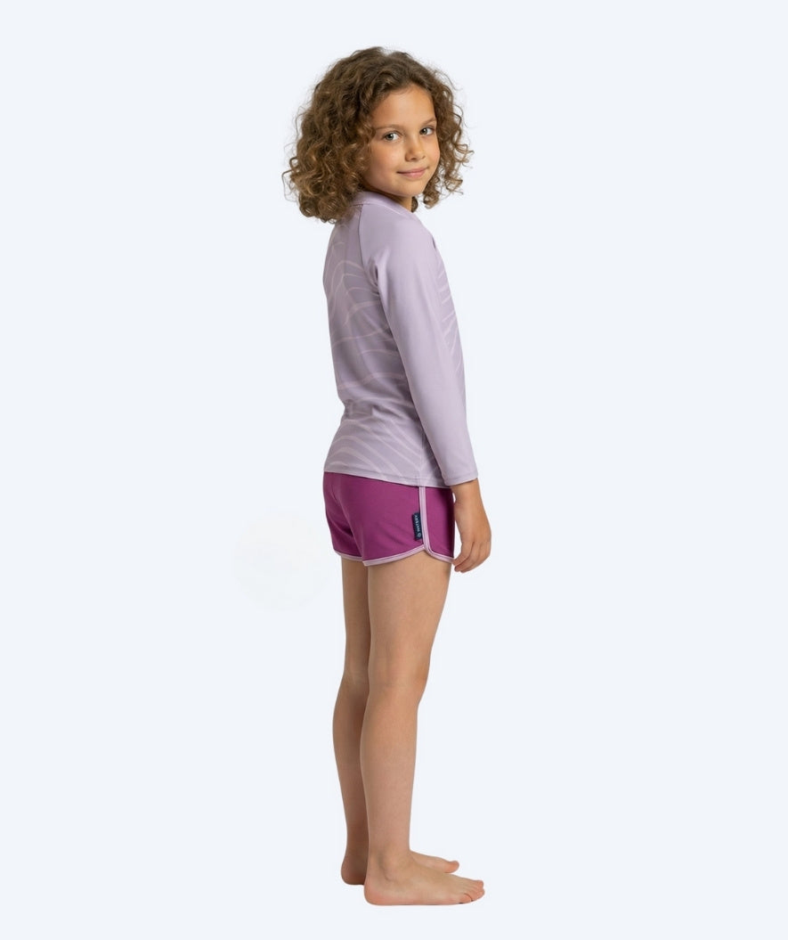 Watery UV-shirt for kids - Fjord Long Sleeve Rashguard - Purple