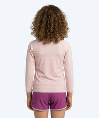 Watery UV-shirt for kids - Fjord Long Sleeve Rashguard - Pink