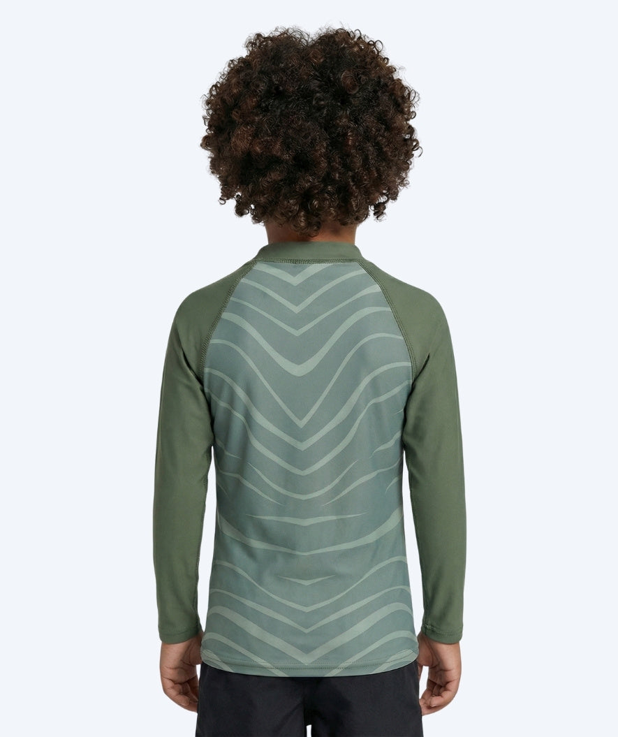 Watery UV-shirt for kids - Fjord Long Sleeve Rashguard - Green