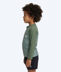 Watery UV-shirt for kids - Fjord Long Sleeve Rashguard - Green