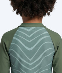 Watery UV-shirt for kids - Fjord Long Sleeve Rashguard - Green