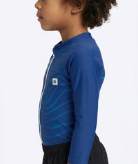 Watery UV-shirt for kids - Fjord Long Sleeve Rashguard - Dark blue