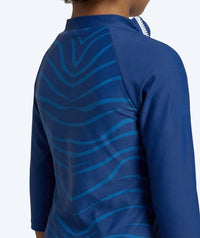 Watery UV-shirt for kids - Fjord Long Sleeve Rashguard - Dark blue