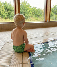 Watery swim nappies for kids - Foss Lining Nappy - Atlantic Green