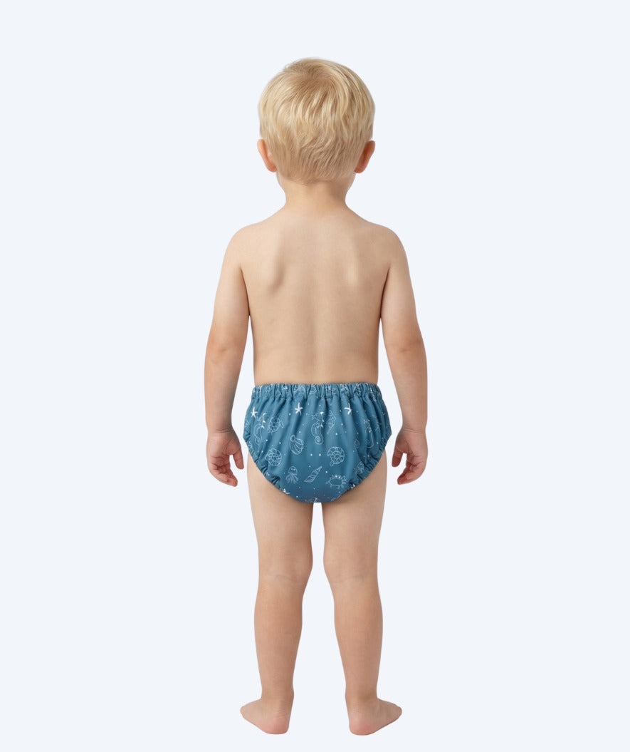 Watery swim nappies for kids - Foss Lining Nappy - Atlantic Blue
