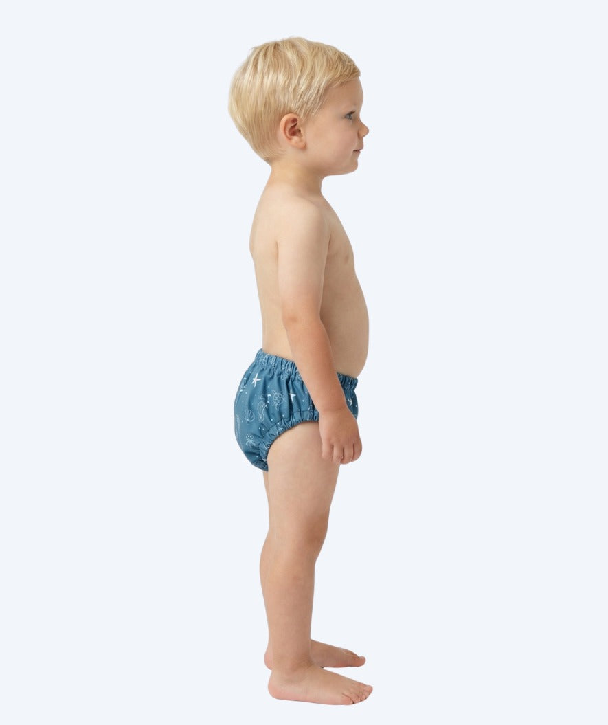 Watery swim nappies for kids - Foss Lining Nappy - Atlantic Blue