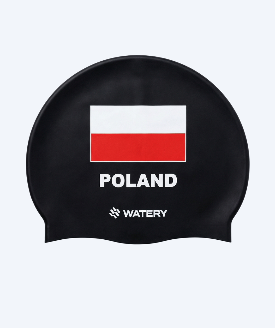 Watery swimming cap - Poland - Black