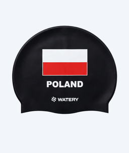 Watery swimming cap - Poland - Black