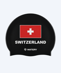 Watery swimming cap - Switzerland - Black