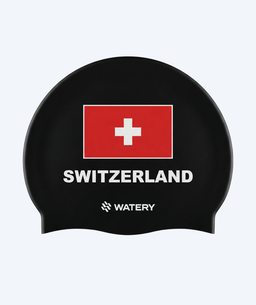 Watery swimming cap - Switzerland - Black