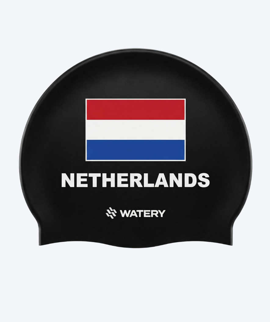 Watery swimming cap - Netherlands - Black