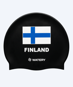 Watery swimming cap - Finland - Black