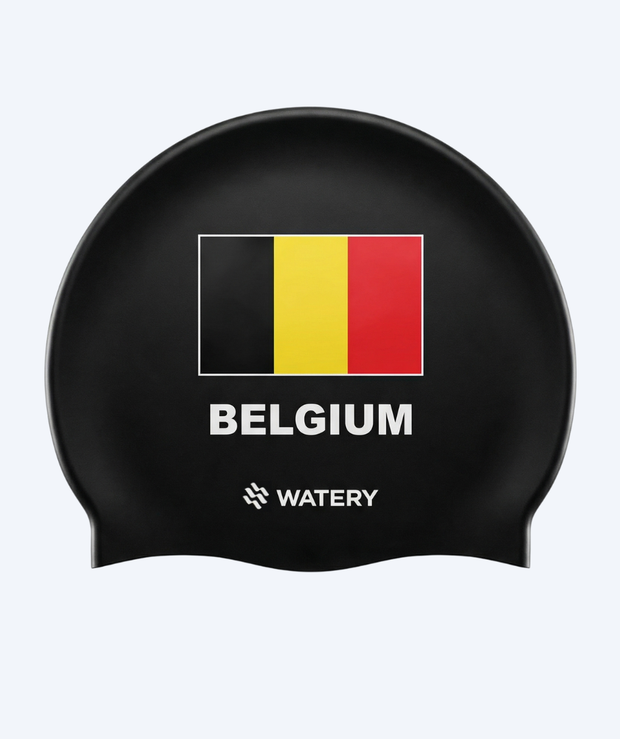 Watery swimming cap - Belgium - Black