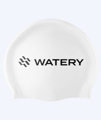 Watery swimming cap (from 10 years) - Signature Latex - White