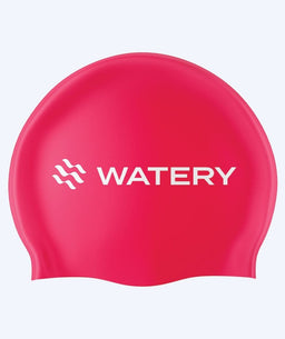 Watery swimming cap (from 10 years) - Signature Latex - Pink