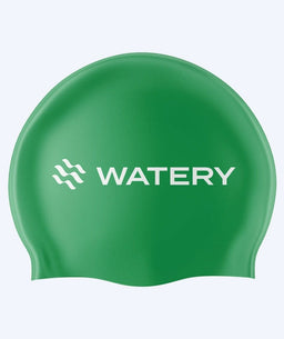 Watery swimming cap (from 10 years) - Signature Latex - Green