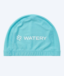 Watery swimming cap (from 10 years) - Signature Elastane - Light blue