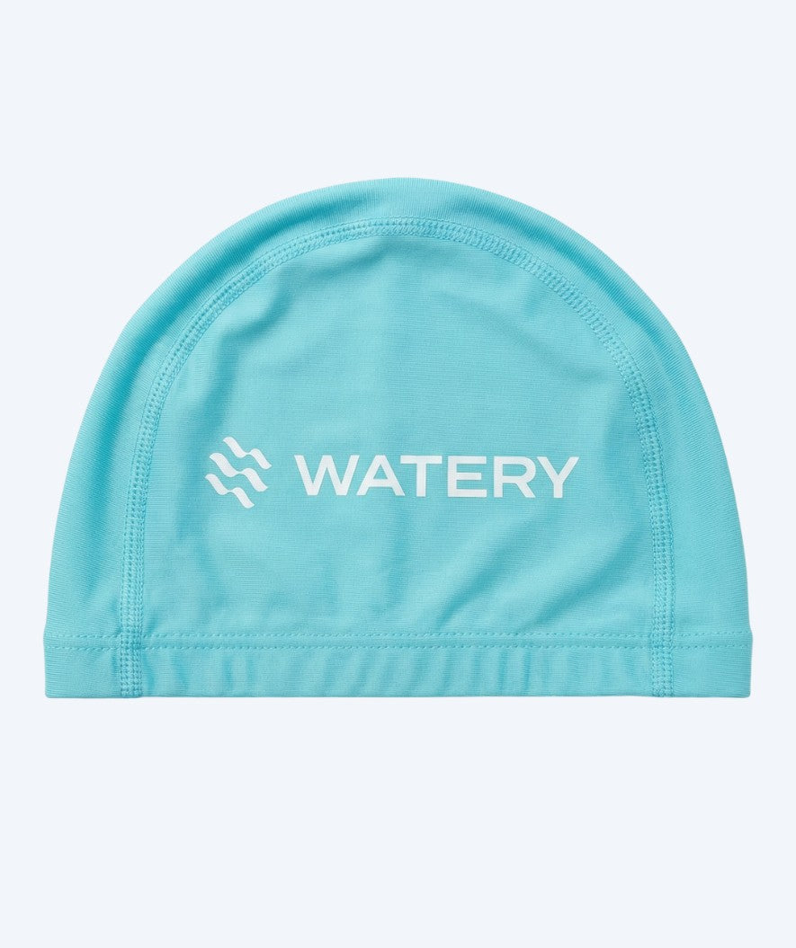 Watery swimming cap (from 10 years) - Signature Elastane - Light blue
