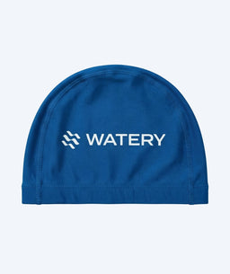 Watery swimming cap (from 10 years) - Signature Elastane - Blue