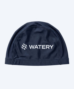 Watery swimming cap (from 10 years) - Signature Elastane - Dark blue